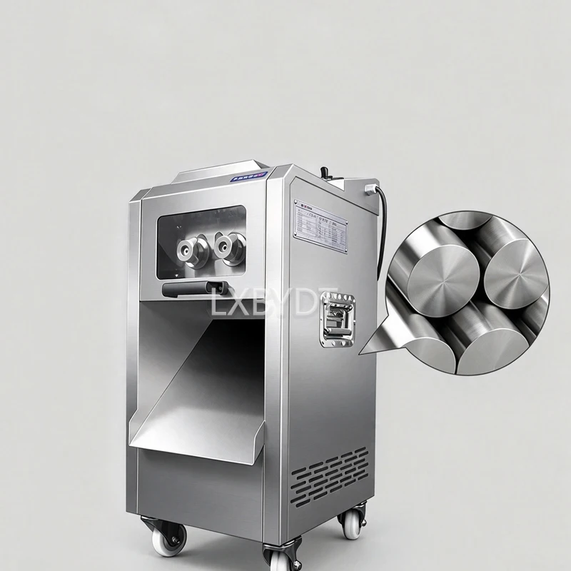 Electric Meat Processing Machine Commercial Vertical Meat Slicer Stainless Steel Meat Strip Cutter For Market