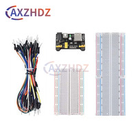 MB-102 MB102 Breadboard 400 830 Tie Point Solderless PCB Bread Board Test Develop Dupont line DIY for arduino laboratory