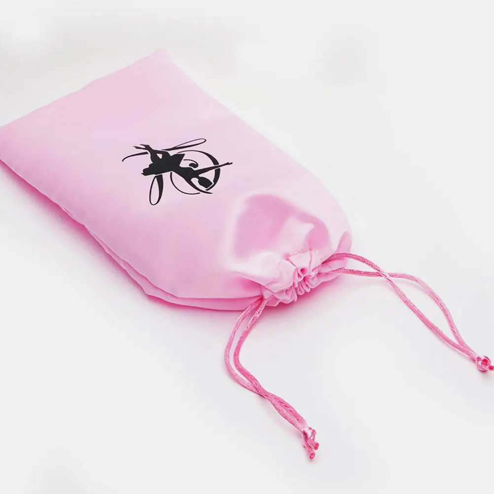 

4 Pcs Dance Shoe Storage Bag Soft Satin Large Capacity Foldable Ballet Dancing Bags Girls Travel Shoe Pouch Protective