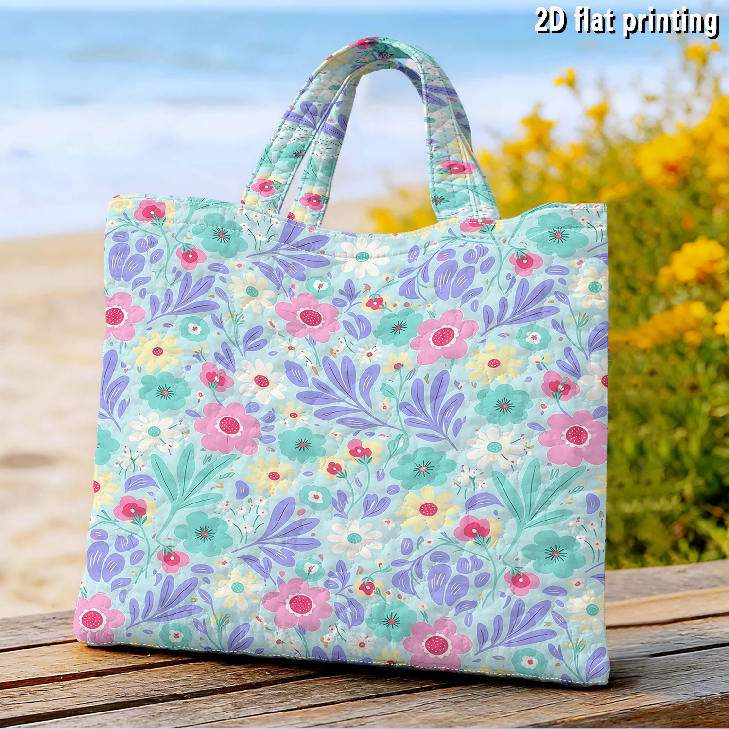 Women Fashion Fun - Mixed Spring Floral Women canvas shoulder