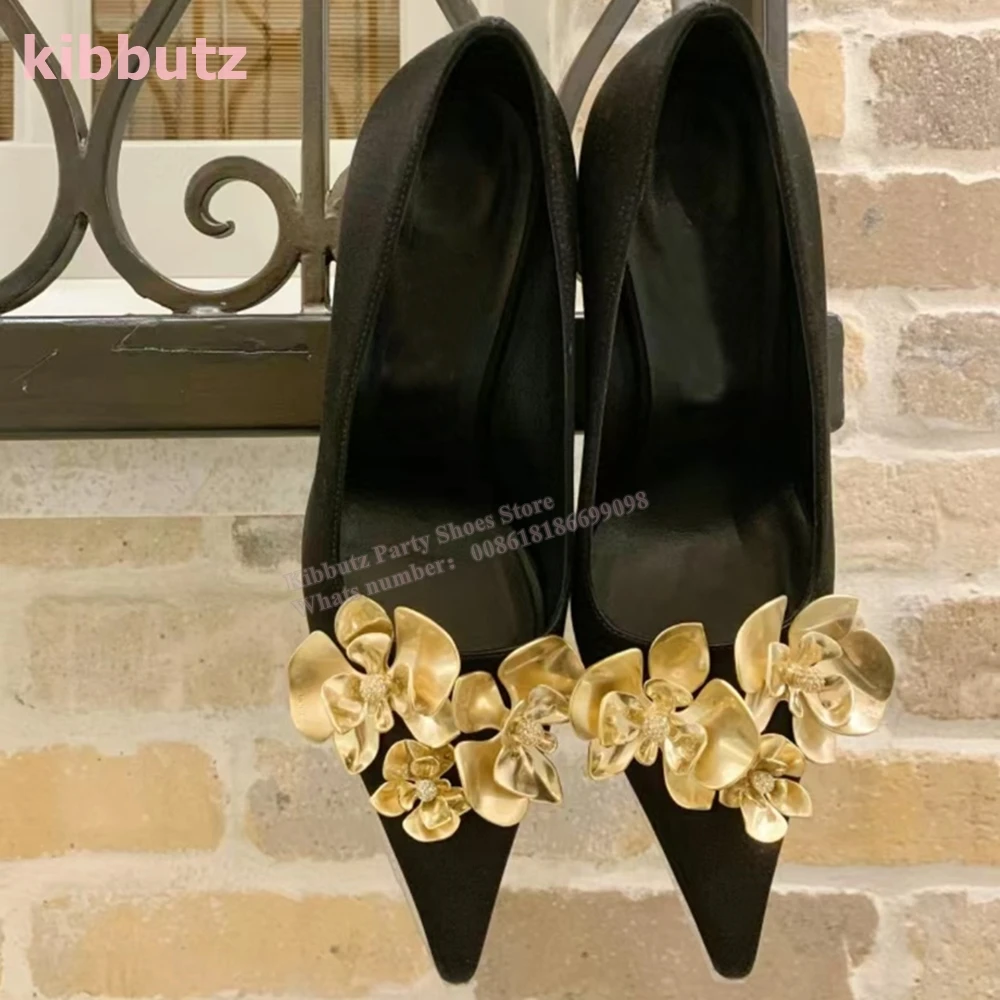 

Embellished Satin Pumps Pointed Toe Thin Heels Mixed Color Ankle Strap Fashion Elegant Sexy Comfortable Party Women Shoes Newest