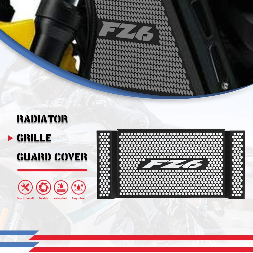 

Аксессуары, решетка радиатора, защитная крышка для мотоцикла Yamaha FZ-6 FAZER FZ6 Fazer 2007 2005-2010