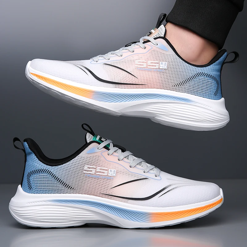 Men's Running Shoes Fashion Lightweight Breathable Mesh Casual Sneakers Non Slip Training Shoes Men's Sport Shoes