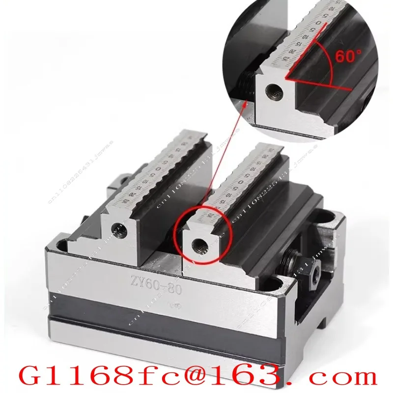 Precision 4-axis 5-axis turntable fixture, self centering CNC vise, CNC