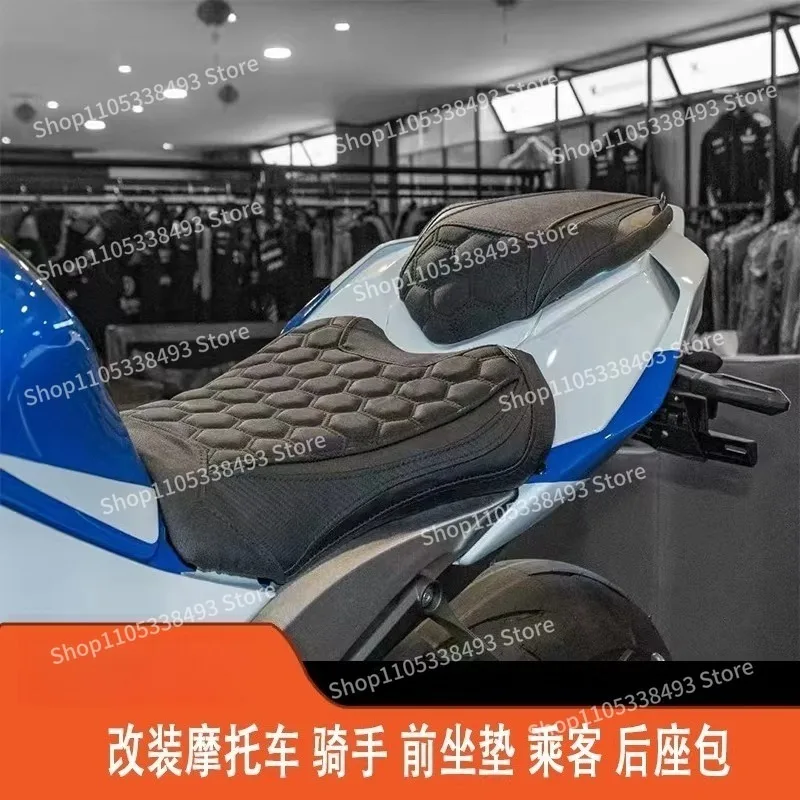 For ZX-10R/ZX-10RR, Modified Motorcycle, Front Seat Cushion, Rear Seat Bag, Front Seat