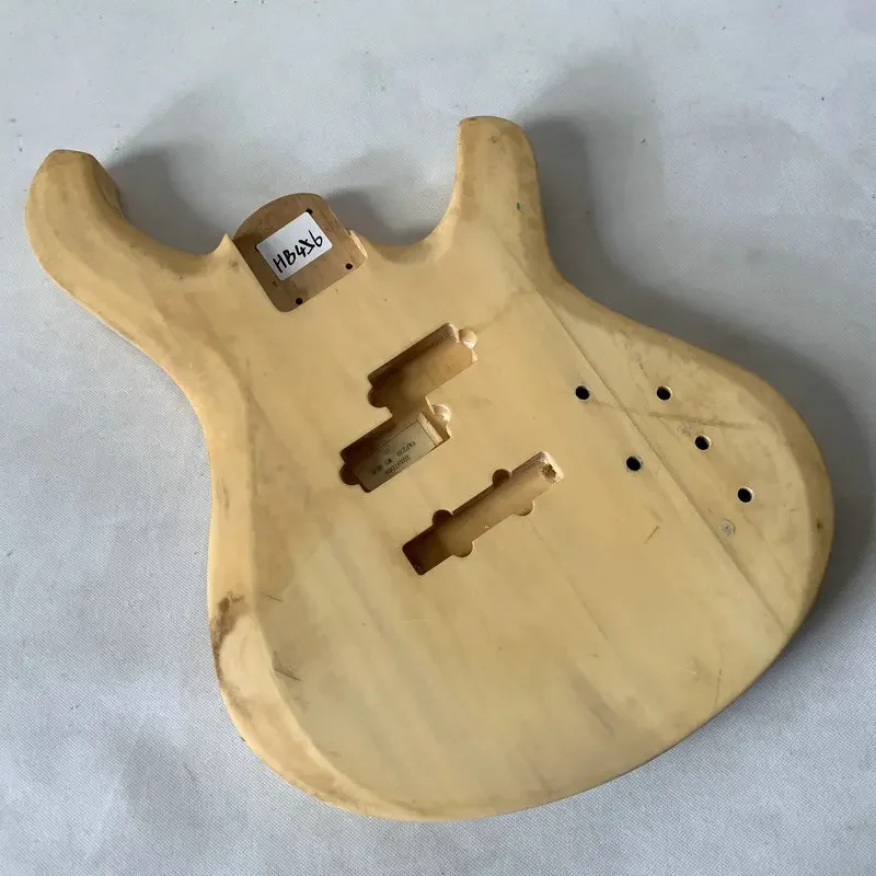 

HB456 Natural Solid Basswood PJB Bass Body Unfinished for Active Electric Bass Replace and DIY with Damages SALES