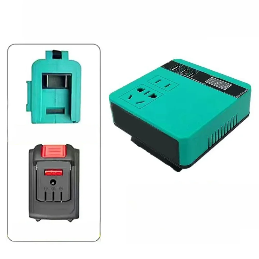 Lithium Battery Inverter With Current Display AC 220V/DC 5V/12V Inverter Power Bank Battery Transformer