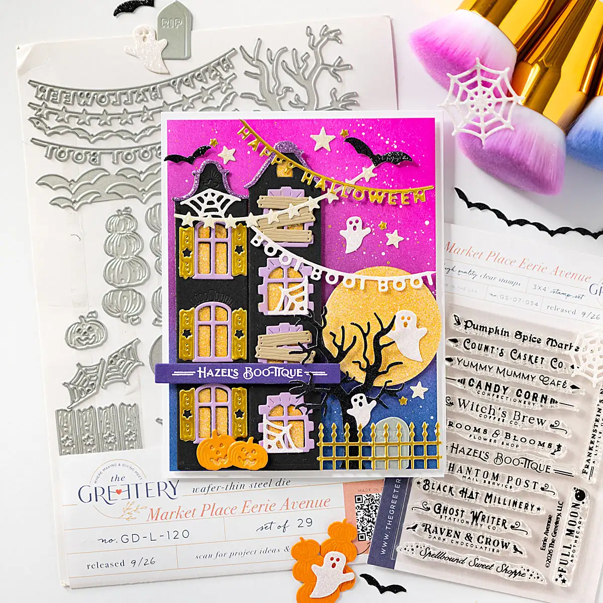 September 2026 Collection Autumn Halloween Metal Cutting Dies Clear Stamps Stencil Hot Foil For DIY Making Card Scrapbook
