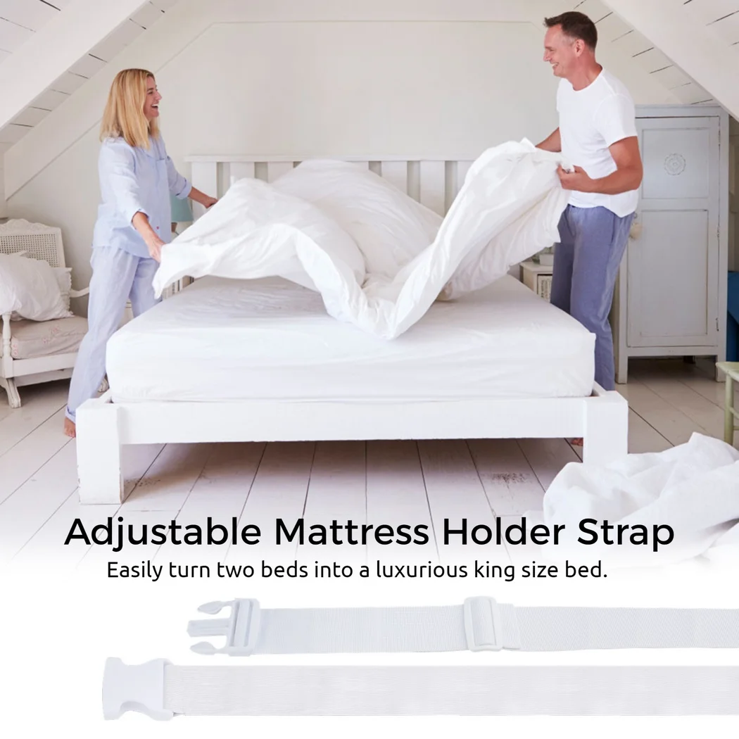 Mattress Holder Strap 32.8ft Adjustable Mattress Connecting Band Durable Bed Connector For Connect Two Mattresses Lying Surface