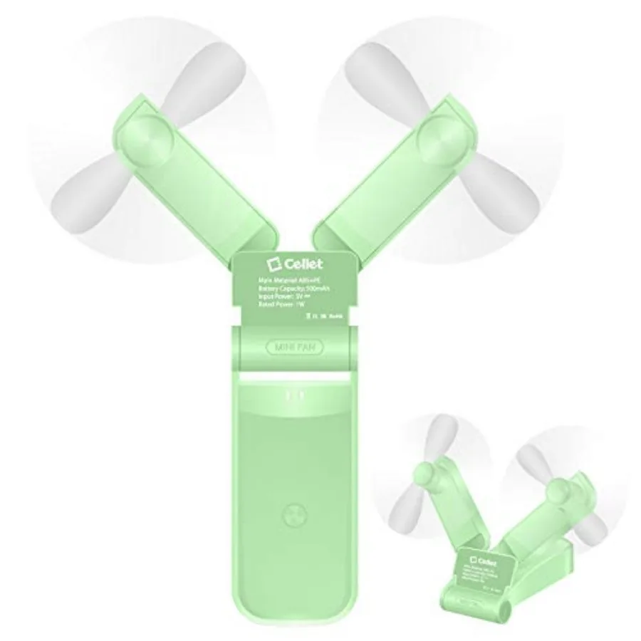 

Foldable Portable Handheld Mini Fans Two Speed Air Cooling USB Rechargeable