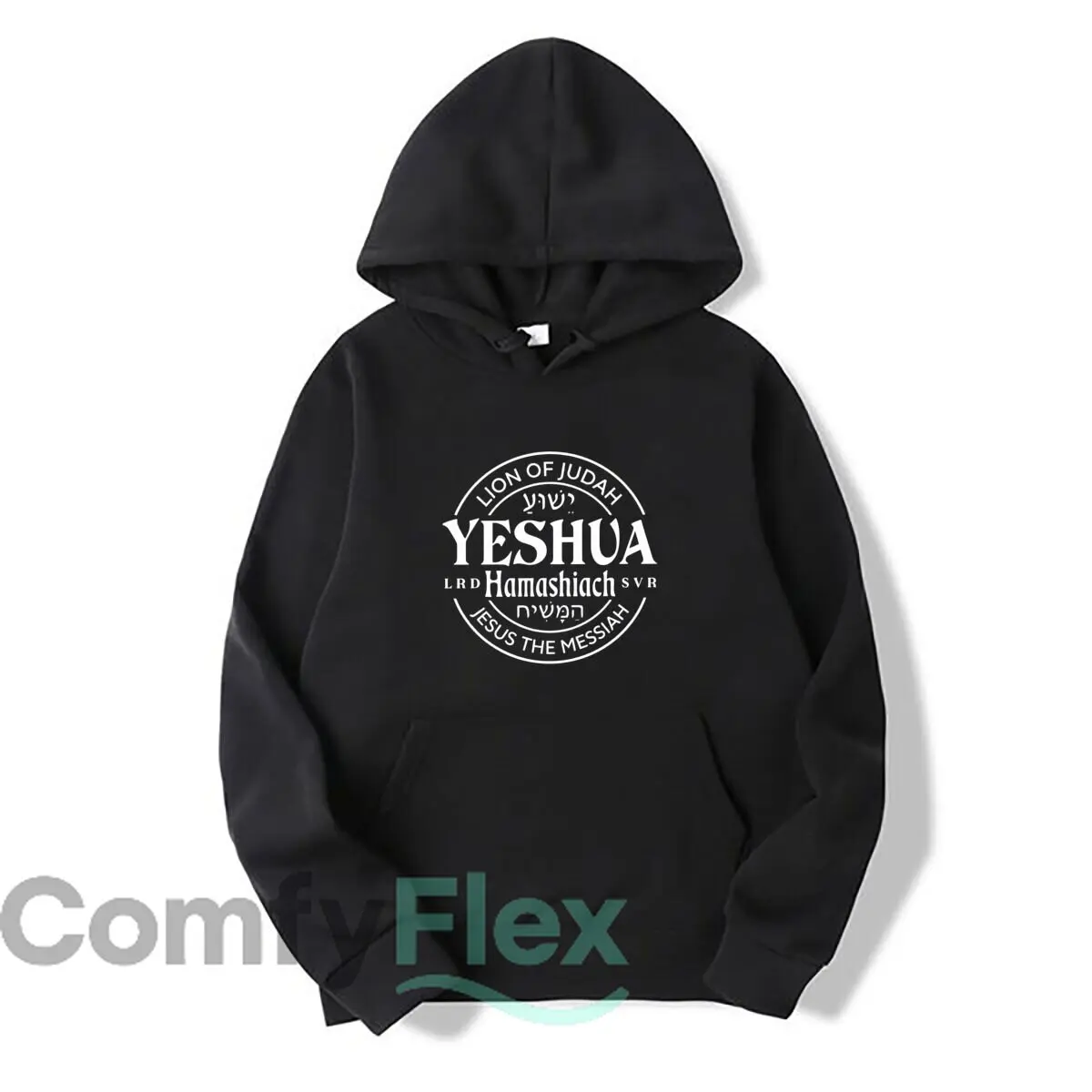 Lion Of Judah Yeshua The Righteous Savior Jesus The Nazarene Autumn and winter new men's and women's hooded sweatshirts