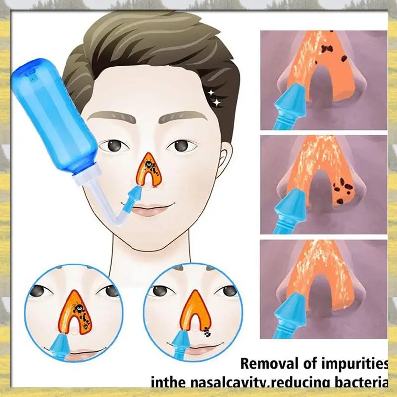 

Hot Sale 2PCS Sinus Rinse 500Ml Nasal Irrigation - Nose Cleaner For Nose Wash, Nose Washer (500Ml Bottle) Durable Easy To Use