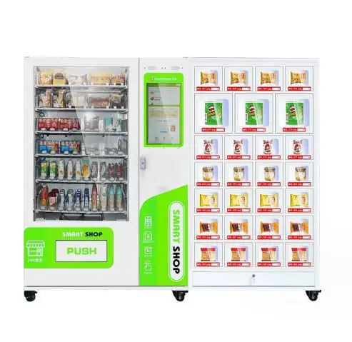 outdoor self serve self-service ice maker and pure purified water vending machine with auto bagging for drinking water