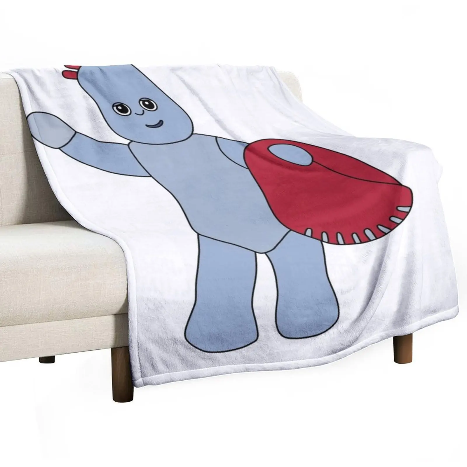 Iggle Piggle Throw Blanket Manta suave y cómoda para leer y ver televisión