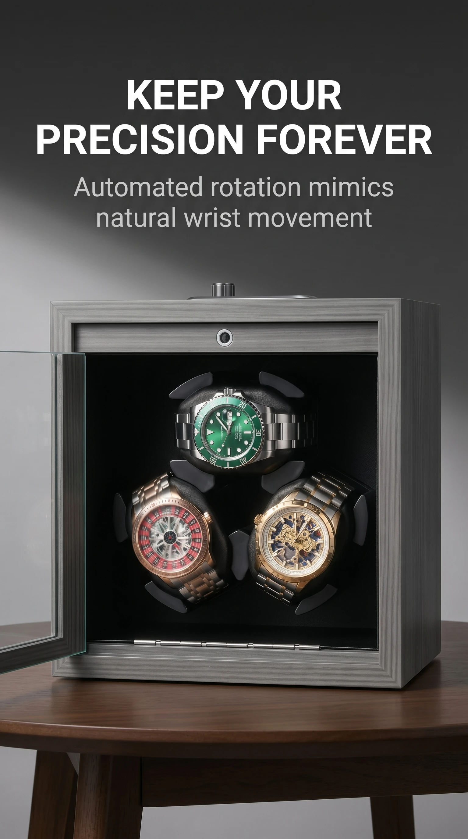 Premium horlogeopwinder met 3  - Watch Winder Automatic Dual Watch Box recensie en prijs