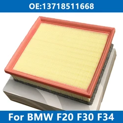 Car Air Filter Cleaner Element 13718511668 For BMW F20 F22 F30 F31 F34 F36 116 218d 320d 325d 420 Diesel Engine High Flow Intake