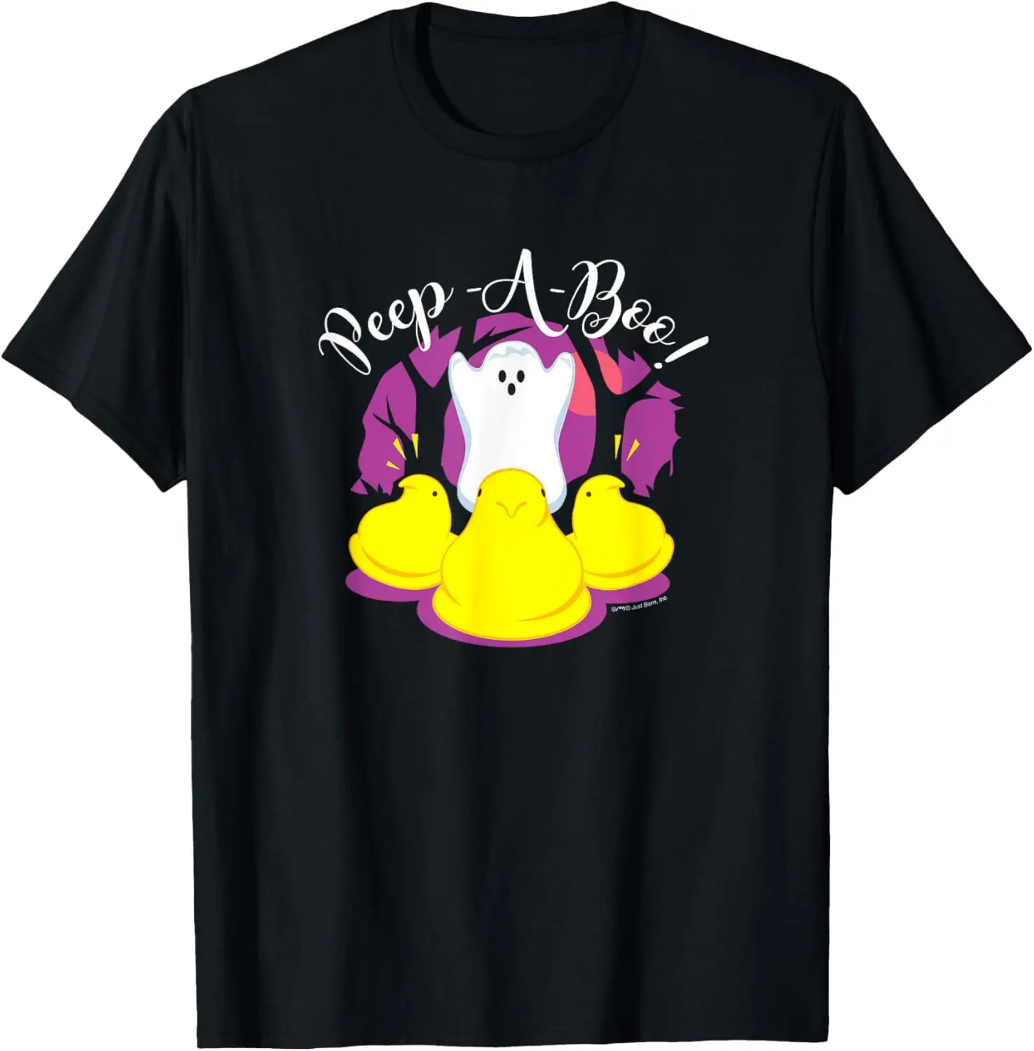 Peeps Peep A Boo Ghost Halloween T-Shirt