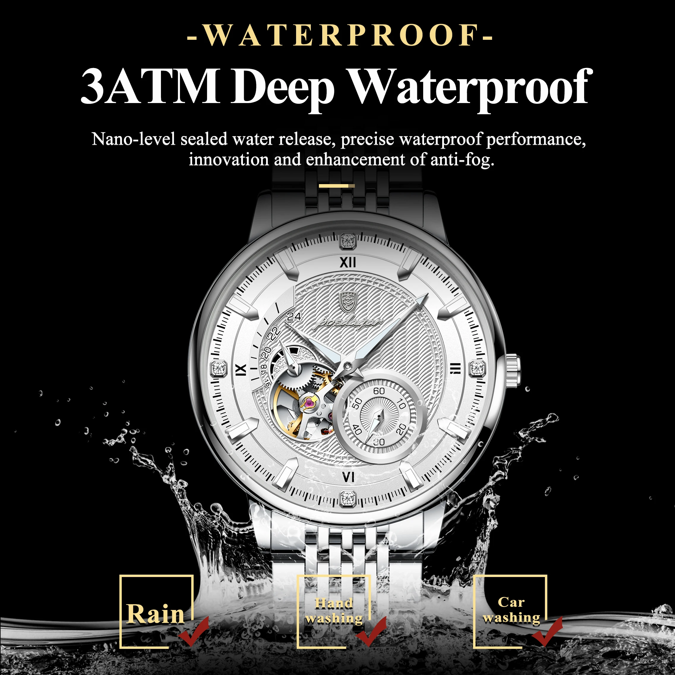 ساعة يد رجالية فاخرة من POEDAG - مراجعة Rolex Watch Daytona وسعره