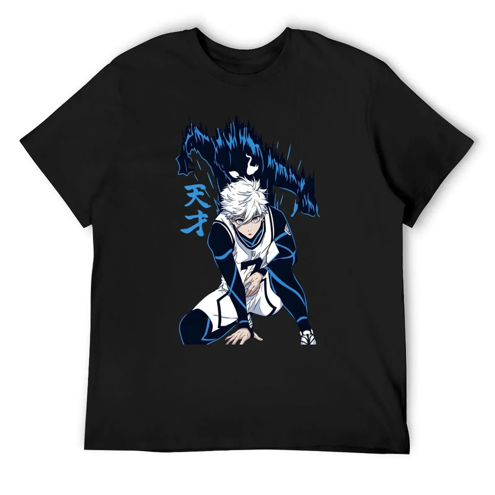 

blue look nagi T-Shirt vintage clothes street wear mens graphic t-shirts