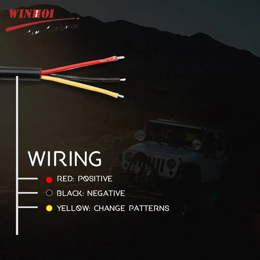 4 LED Car Strobe Light Automotivo Grille Warning Light 12-24V Amber Flashing Lamp Trucks ATV Car Flashing Beacon for Auto ATV