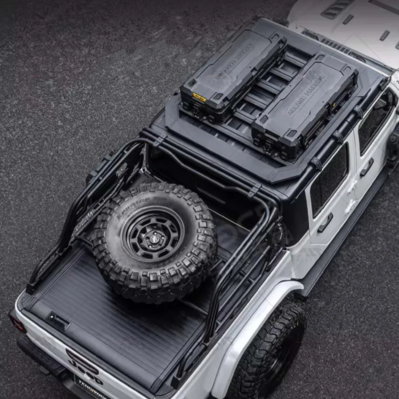

High Quality Rear Headache Rack Trunk Storage Rack Pickup Trunk Rack Frame Gantry Integration for Jeep Gladiator Accessoriescust