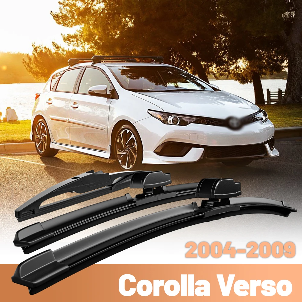 

Для Toyota Corolla Verso AR10 2004-2009 передняя и задняя щетка стеклоочистителя лобовое стекло щетка от дождя автомобильные аксессуары 26 "+ 16" + 11"