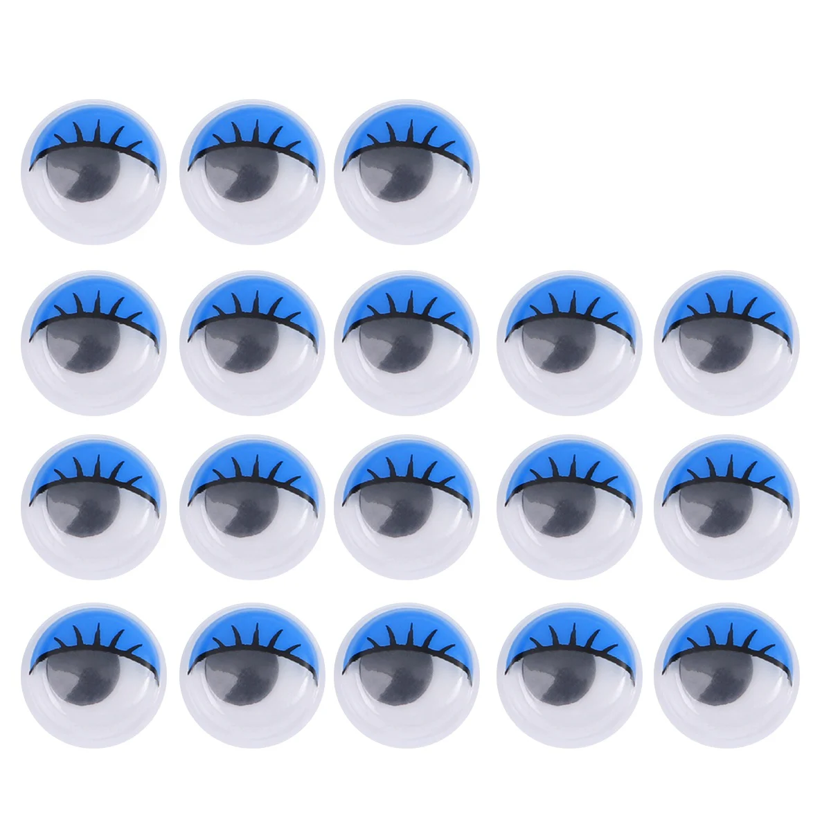 

100 Pcs Wiggle Googly Eyes Nail Stickers Accessories DIY Cartoon Animal Toy Animals