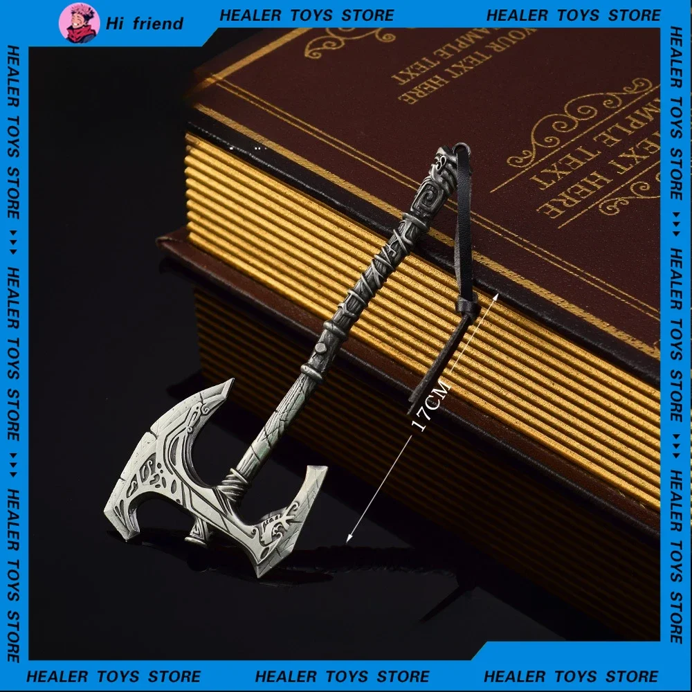 The Scrolls Game Weapon Alduin General Tullius Okin Battleaxe Arcanite Reaper 17cm Vintage Weapon Model Ornaments Gift Toys Boys