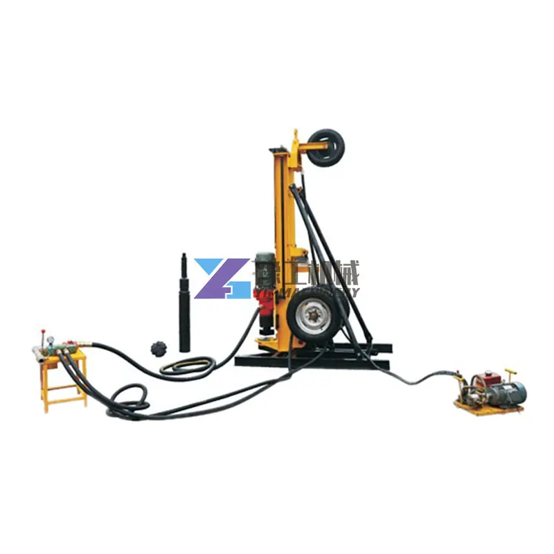 YUGONG Diesel Oil Powered Borehole Drilling Equipment Small Soil Drilling Machine 60m Portable Hole Digging Drill