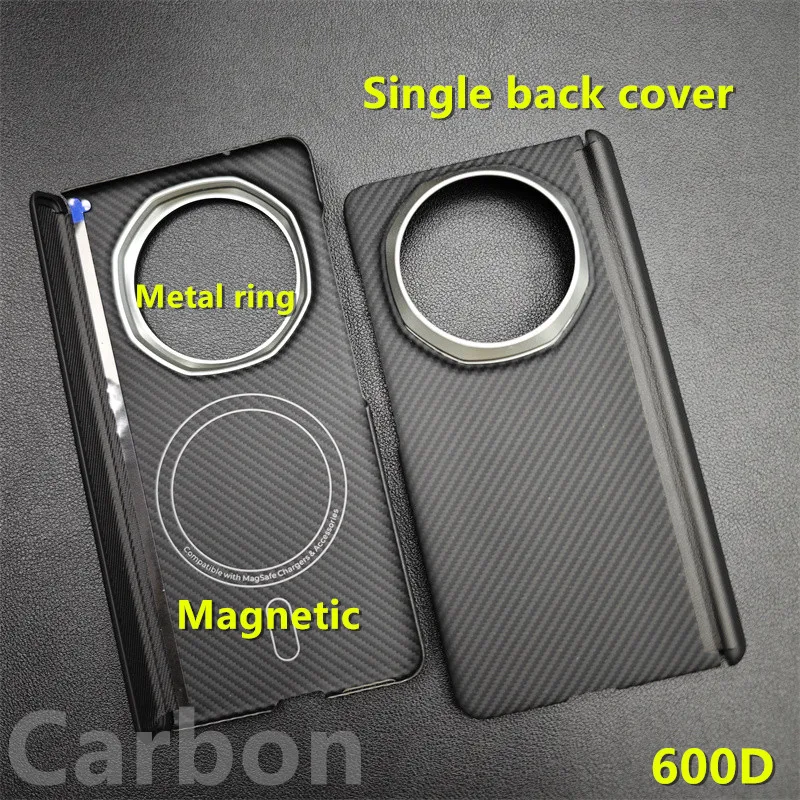 Etui do Huawei Honor Magic V5, karbonowa powłoka ochronna, odpowiednie włókno aramidowe, magnetyczne etui na telefon — zdjęcie produktu 6