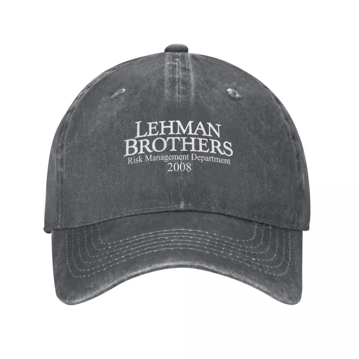

Lehman Brothers Risk Management Department 2008 Baseball Cap Visor Hat men Hat Beach Sports Cap Men Caps Women's