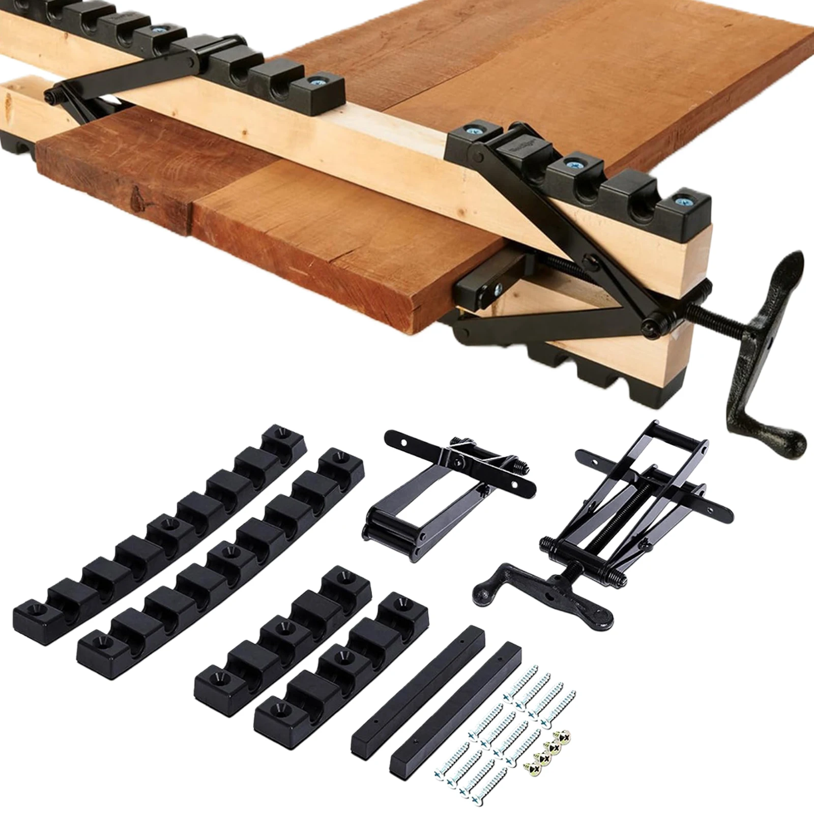 panel-clamps-woodworking-no-dead-corners-wood-panel-corner-clamping-system-for-woodworkers-cabinet-and-furniture-makers