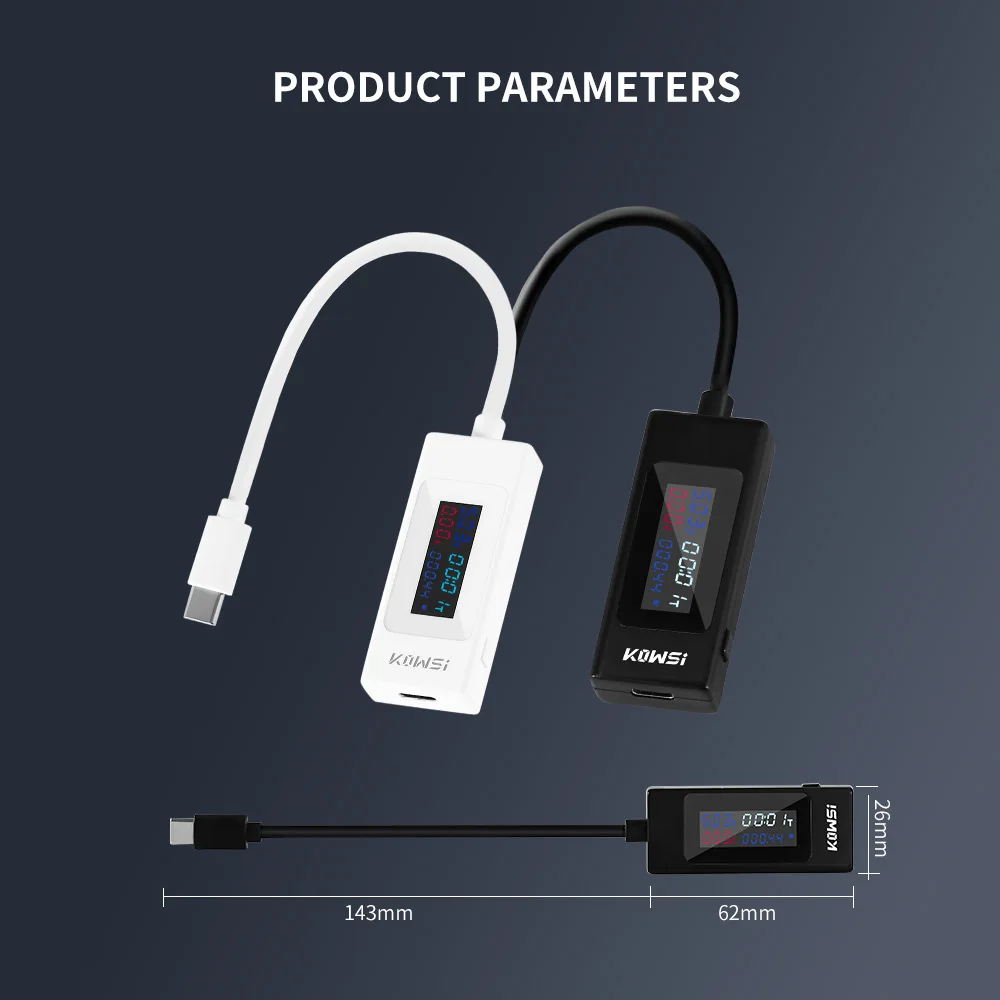 3 in 1 USB Current Voltage Charging Detector Tester Digital   Battery Voltmeter Ammeter Charger Doctor Monitor image 6