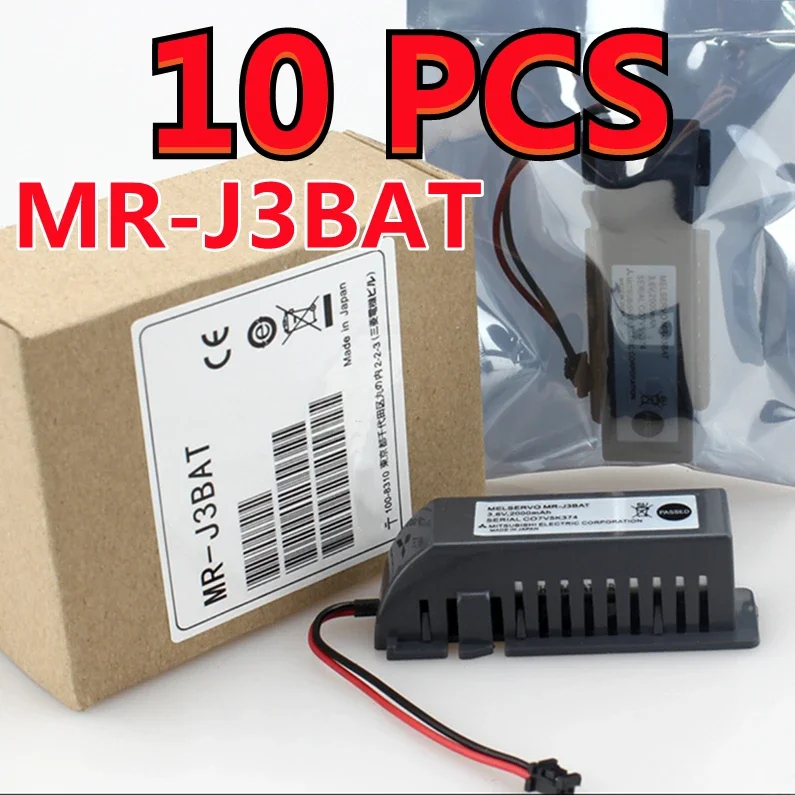 10 PACK Original New Battery MR-J3BAT C119A 3.6V PLC Industrial MELSERVO Batteries