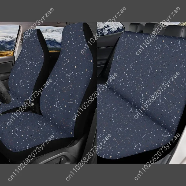

Celestial Sky Car Seat Covers Universal Environmentally Friendly Interior Decorations Comfortable Breathable Car Seat Covers