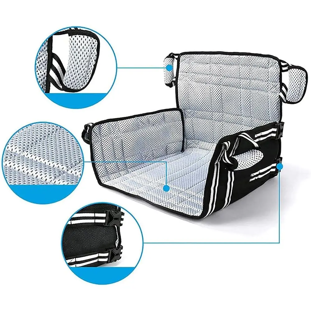 حبال نقل مبطنة لمستخدمي الكراسي المتحركة: وسادة مقعد رفع المريض لكبار السن والمعاقين والأفراد السمنة