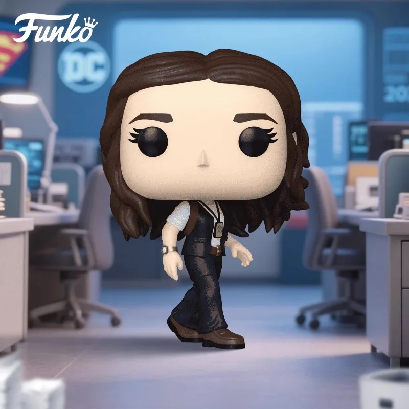 

Подлинное издание FUNKO POP DC: Супермен и Лоис Lane, аниме, украшение для рабочего стола, модель, игрушки, Коллекционная модель