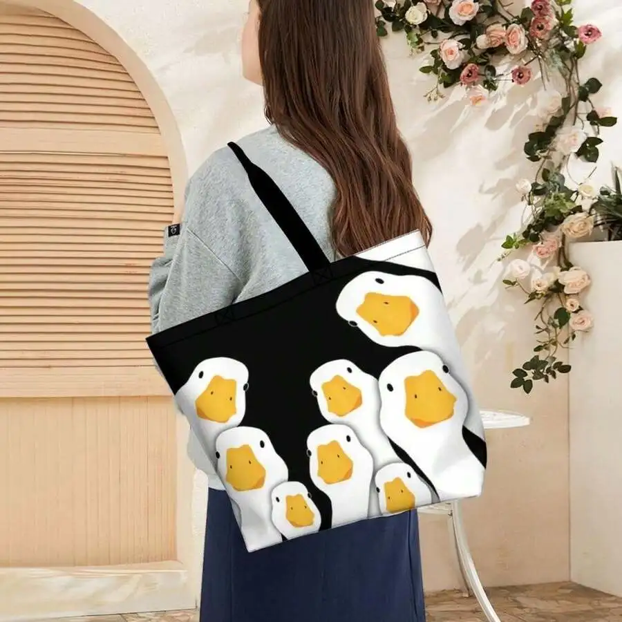 

Funny Goose Print Casual Tote Bag For Adults Unisex Shoulder Bag