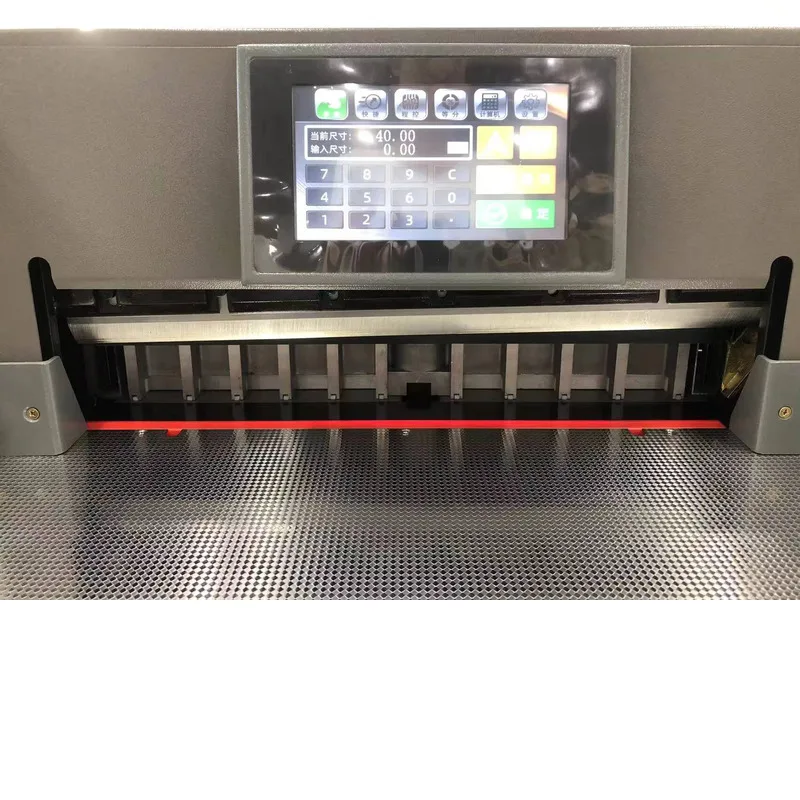 Front E460T Automatic Hot Selling Cutter 40-460Mm Safe Paper Cutting 60Mm Thickness With 7Inch Screen 6