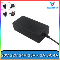 20V 22V 24V 25V AC DC Power Adapter 20 22 24 25 Volt Adaptor 2A 3A Switching Supply EU US Plug Adaptador