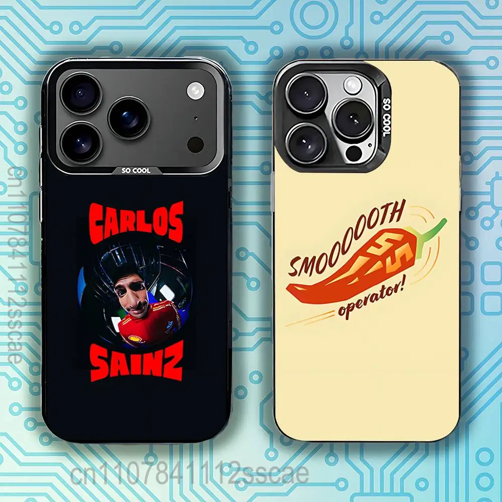 

Smooth C-Carlos sainz 55 Phone Case For iPhone 17,16,15,14,13,12,11,Pro,Max,Plus,E,Air,Mini Black Tpu IMD Cover