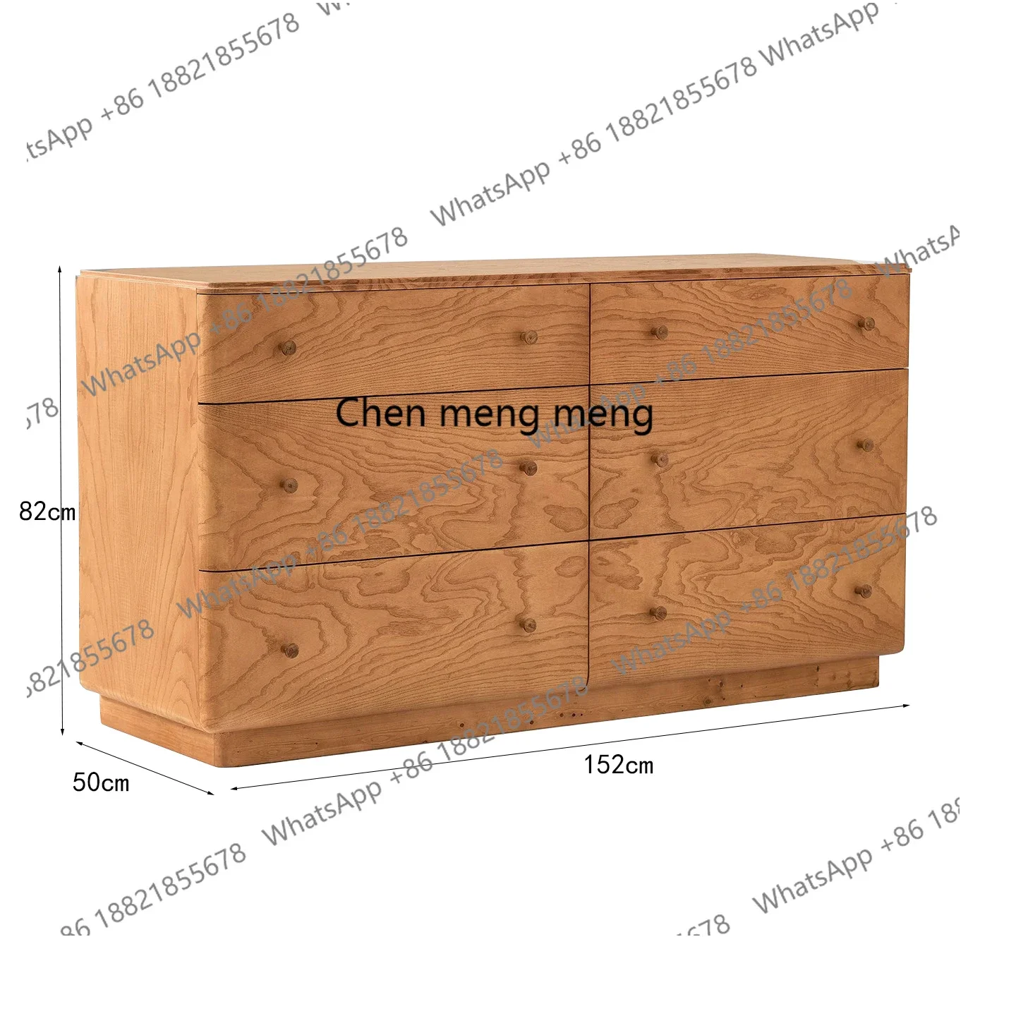 X  Medieval style, solid wood six-chest cabinet living room entrance, retro wax wood storage, storage, decorative cabinet