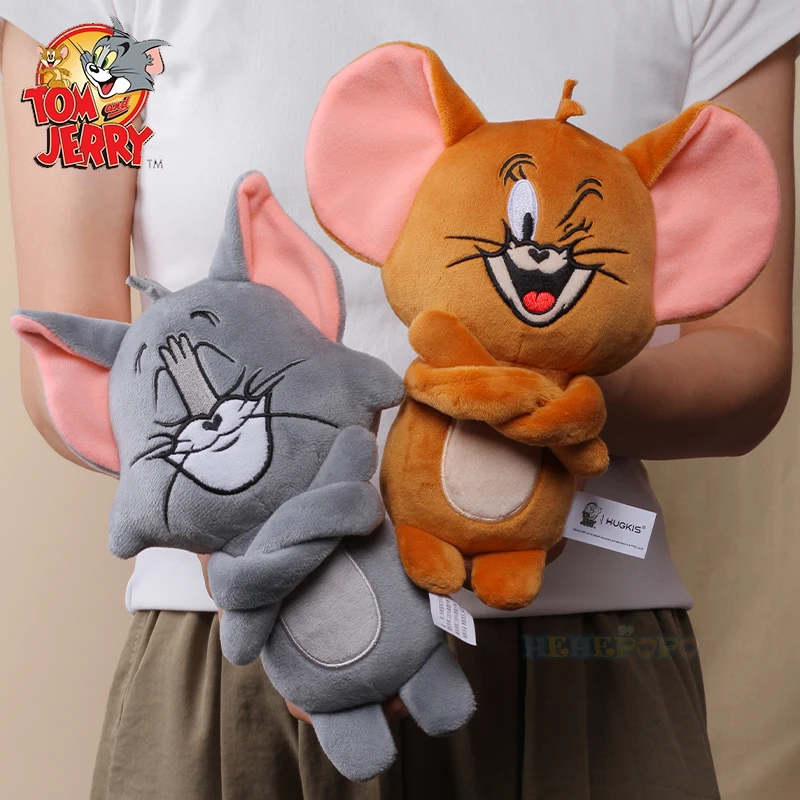 20cm Cool Tom and Jerry Plush Toys Fork Hands Tom Jerry Swagger Fun Plush Toys Quirky Silly Doll Children Girlfriend Couple Gift