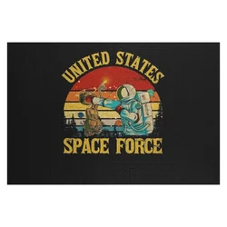 United States Space Force Vintage Funny Jigsaw Puzzle Personalized Name Christmas Gifts Puzzle