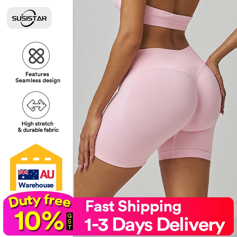 

SUSISTAR Women Workout Impact Shorts 3.6"/ 4.5"/ 6" Scrunch Butt Lifting Gym Shorts Seamless Booty Biker Shorts