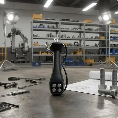 Excavator Control Handle 3 Axis Joystick Transmitter Receiver for Construction Hydraulic Machinery