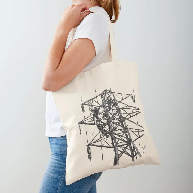 

The Reconductor on a Tower Tote Bag eco bag folding canvas tote bag Candy bags shopping trolley