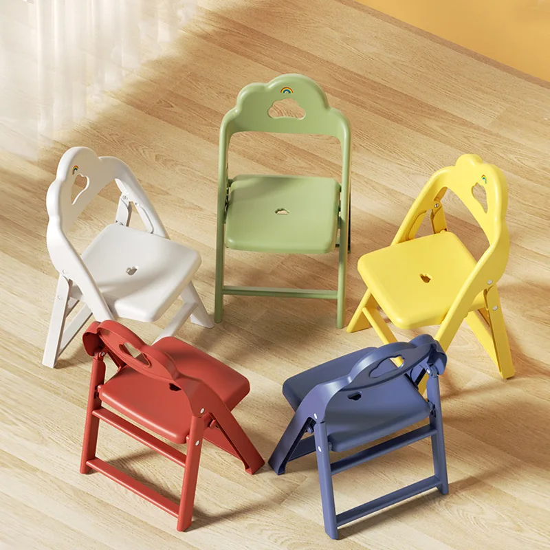 children's-small-chair-cartoon-backrest-plastic-folding-chair-a412