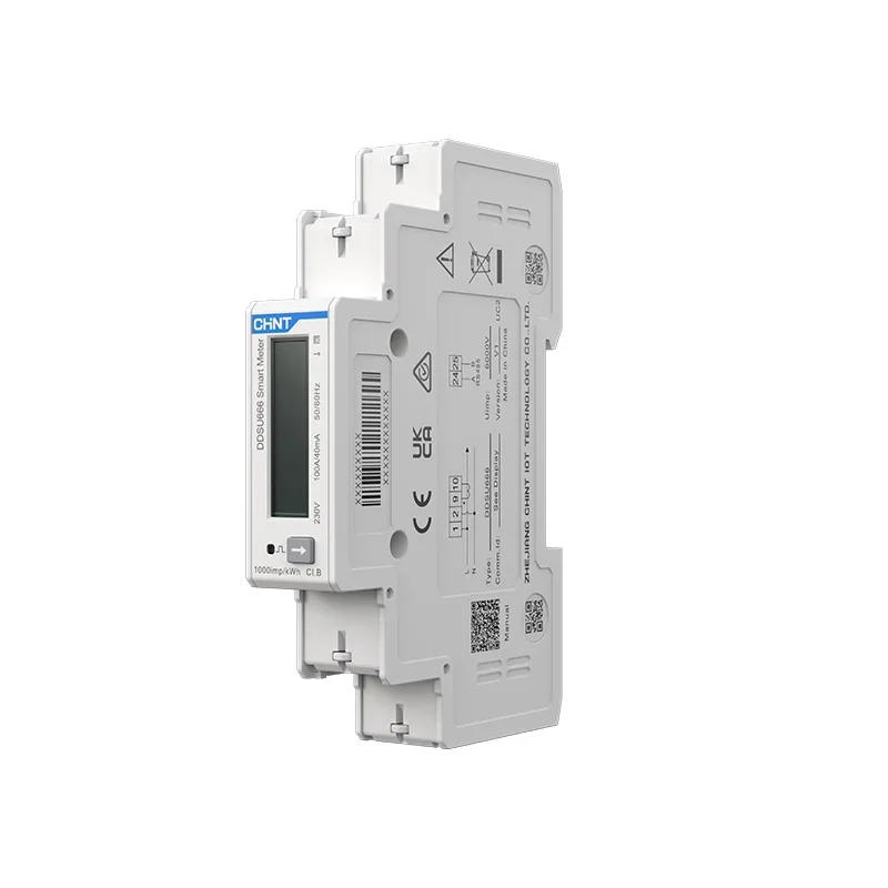 

CHINT DDSU666-G 5(80)A Single Phase Mbus Remote Monitoring And Setting Din Rail Digital Energy Meter Rail Meter