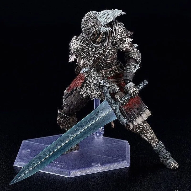 Anillo de la Ley de Elden Figma 624 #   Conjunto de caja colgante modelo móvil con anillo de anciano fantasma de batalla de lobo blanco hecho a mano